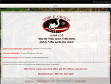 Tablet Screenshot of noblegrouprealty.com